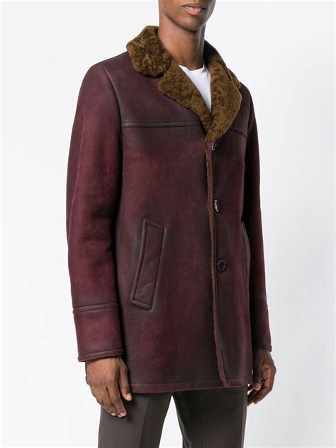 Shearling Prada Coats for Men 